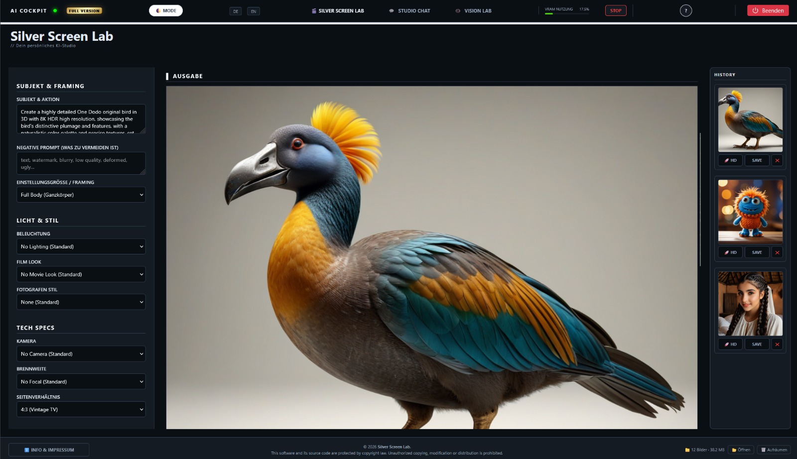 Advanced Settings Interface
